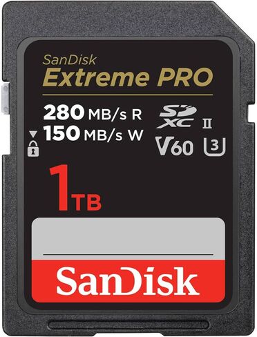 SANDISK 1TB Extreme PRO SDXC Class 10 / U3 Flash Memory Card in Saudi Arabia
