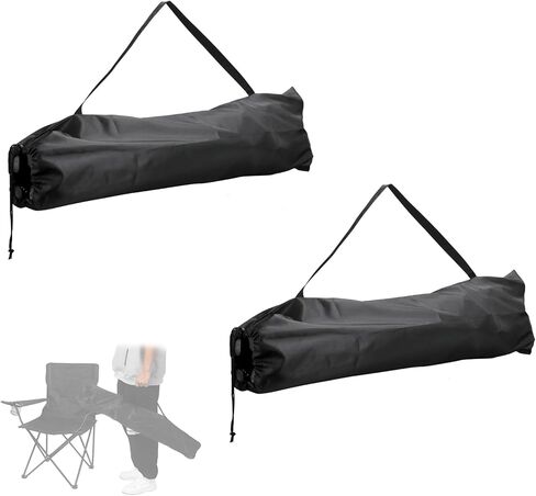 2-Pack Camp Chair Replacement Bag,39.37 Inches Camping Folding Chair Replacement Bags,Portable,Durable,with Shoulder Strap for Travel Outdoor Camping Sports(No Chair Included) in Saudi Arabia