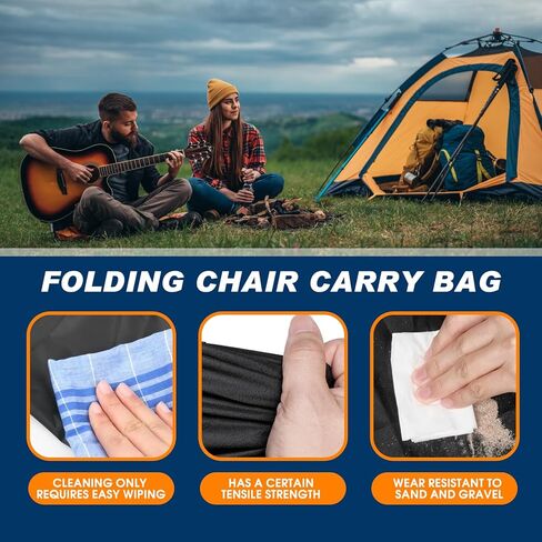 2-Pack Camp Chair Replacement Bag,39.37 Inches Camping Folding Chair Replacement Bags,Portable,Durable,with Shoulder Strap for Travel Outdoor Camping Sports(No Chair Included) in Saudi Arabia