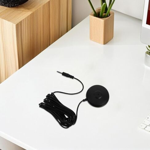 KALLORY Calibration Desktop Microphone 3.5mm Plug Conference Audio Equipment for Laptop Online Meetings and Voice Amplifiers with 5m Straight Cable in Saudi Arabia