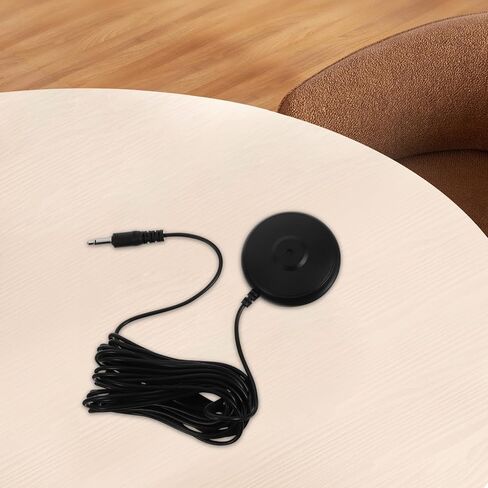 KALLORY Calibration Desktop Microphone 3.5mm Plug Conference Audio Equipment for Laptop Online Meetings and Voice Amplifiers with 5m Straight Cable in Saudi Arabia