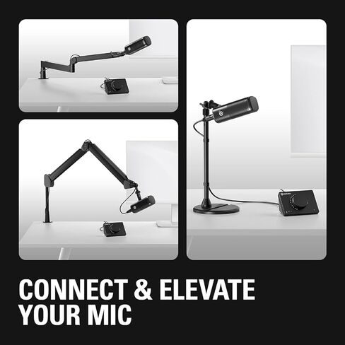 Elgato Wave DX - ميكروفون XLR ديناميكي، يعمل مع أي واجهة، لأجهزة Mac والكمبيوتر الشخصي - Doom (متجدد) in Kuwait