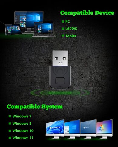 محول بلوتوث AOJAKI لوحدات تحكم PS4/PS5، محول وحدة تحكم Switch Pro، متوافق مع وحدة تحكم PS4 الرسمية in Kuwait