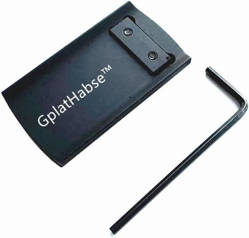 لوحة تركيب ريد دوت سايت مع قضيب بيكاتيني 20 مم لموديلات غلوك G17، G19، G22، G25، G26، G42، G43، G43X، G45، G48، G48X، معدن in Saudi Arabia