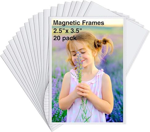HIIMIEI Magnetic Photo Frames for Refrigerator 8.5x11, 8 Pack Fridge Magnets Picture Frame Photo Pocket,Perfect for Displaying Frames,Children Artworks and Schedules in Kuwait