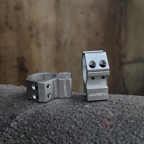 ACUMETA Bastion Scope Rings - 30mm Scope Rings Compatible with 20mm Rails, Dual Screw Clamp in Kuwait