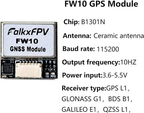 FPV GPS Module with QMC5883L Compass, Upgraded 10th Generation Chip Fast Satellite Positioning for FPV Racing Drone in Saudi Arabia