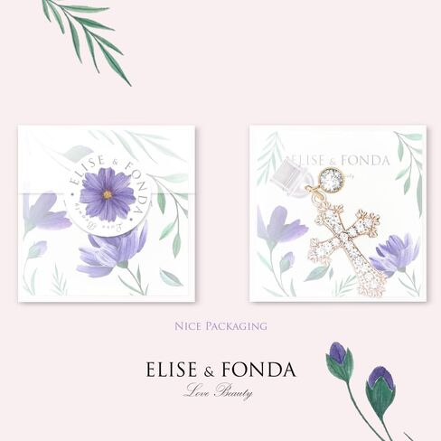 ELISE & FONDA TP594 منفذ شحن من النوع C مضاد للغبار، قابس كريستال صغير متقاطع للهاتف الخلوي لهواتف iPhone 15/16/Samsung/OnePlus/Xiaomi/oppo Android (ذهبي) in Kuwait