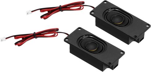 2 Pcs 3 Watt 8 Ohm Single Mini Speaker Full-Range Mobile Portable Advertising Machine Speaker with Terminal Wire Connector Separating Interface for Small Electronic Projects in Saudi Arabia