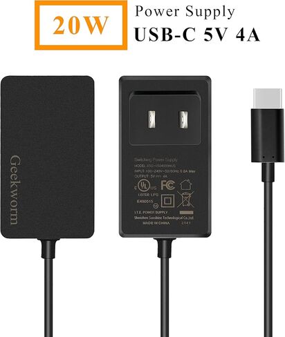 Geekworm for Raspberry Pi 4B/3B+/3B, X735 V3.0 Power Management with Safe Shutdown & PMW Cooling Fan Expansion Board + 20W Type-C 5V 4A Power Adapter Compatible with Raspberry Pi 4 Model B in Saudi Arabia