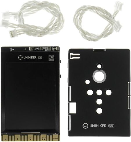 UNIHIKER K10 Starter Kit - لوحة ترميز AI مع حافظة واقية وكابلات استشعار | ESP32-S3، كاميرا مدمجة، شاشة ملونة، صوت غير متصل | البرمجة الرسومية و MicroPython للمبتدئين in Saudi Arabia