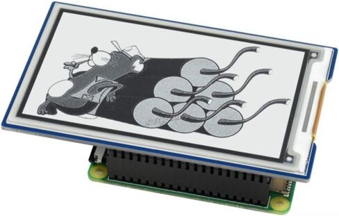 3.7 inch e-Paper E-Ink Display HAT 480×280 Pixels Screen Black/White 4 Grey Scales SPI Interface for Raspberry Pi 4 3 2 Jetson Nano STM32 3.3V / 5V @XYGStudy in Saudi Arabia