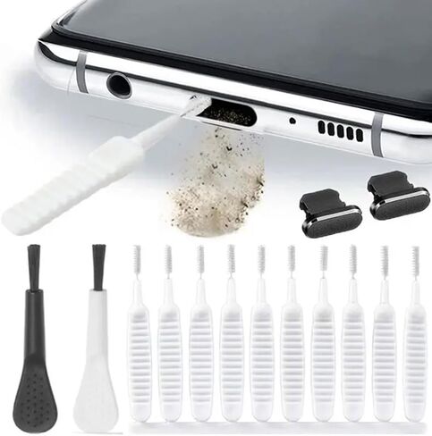 Dust Plug Kit with Cleaning Brush (14 Pcs), for Computers Laptops Electronics in Saudi Arabia
