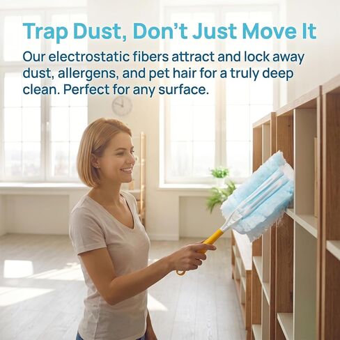 10 Count, Disposable, Duster Refills, Cleaning Brush, Electronics Furniture Blinds Ceiling Fans in Saudi Arabia