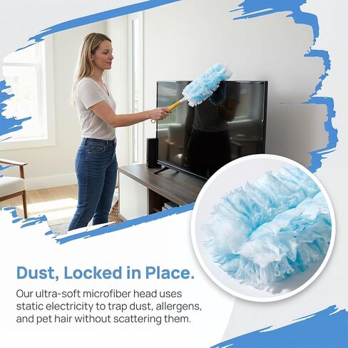 10 Count, Disposable, Duster Refills, Cleaning Brush, Electronics Furniture Blinds Ceiling Fans in Saudi Arabia