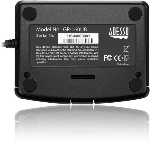 لوحة اللمس Adesso Easycat GP-160UB - واجهة USB، دعم إيماءات اللمس المتعدد، تصميم محمول وصغير الحجم لسهولة التنقل، متوافق مع نظام التشغيل Windows in Saudi Arabia