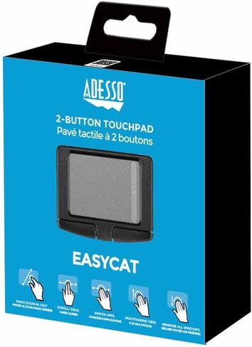لوحة اللمس Adesso Easycat GP-160UB - واجهة USB، دعم إيماءات اللمس المتعدد، تصميم محمول وصغير الحجم لسهولة التنقل، متوافق مع نظام التشغيل Windows in Saudi Arabia