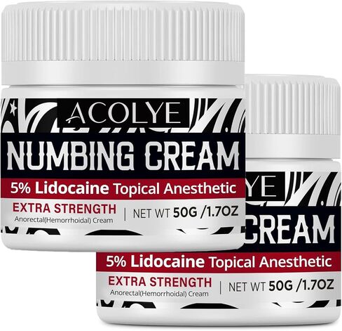 Numbing Cream Extra Strength: 5% Lidocaine Local Anesthetic- Long Lasting Extra Relief with Menthol Arnica and Emu Oil in Saudi Arabia