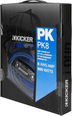 Kicker PK8 8AWG Single Amplifier PowerKit in Saudi Arabia