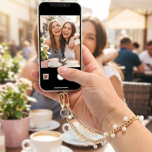 Bememo Phone Chain Wrist Strap Phone Lanyard Wristlet Strap with 2 Tether Tabs for Women Traveling Shopping in Saudi Arabia