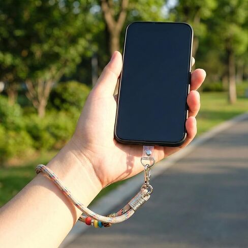 40 Pcs Phone Charm Holder, Phone Tether Tab Lanyard Tab Universal Transparent TPU Mobile Cellphone Tether Patch Without Adhesive, Strap Holder Lanyard Replacement Part Accessories for Cell Strap in Saudi Arabia