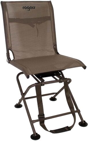 Rogers RG Tough Hunter 360 Folding Swivel Chair in Brown in Saudi Arabia