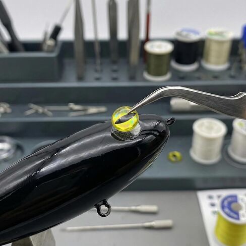 3D Fishing Lure Eyes 183pcs – Holographic Fly Tying Material with Self-Adhesive Backing for Lure Making and Crafts in Saudi Arabia