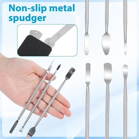 مجموعة أدوات Spudger Pry، 8 قطع رفيعة جدًا وأداة فتح، مجموعة أدوات إصلاح الهاتف، مجموعة أدوات Spudger المعدنية لإصلاح الإلكترونيات مع الكمبيوتر المحمول، والهاتف الخلوي، والكمبيوتر اللوحي، والكمبيوتر، وإصلاح الإلكترونيات in Kuwait