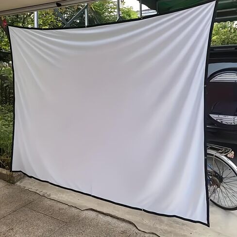 72 Inch Projector Screen, 16:9 4K HD Double-Sided Video Projection Screen, Wrinkle-Free Washable Portable Projector Movie Screen for Home Theater Party Office Indoor Outdoor Camping in Saudi Arabia
