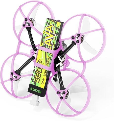 BETAFPV Air75 II طائرة كوادكوبتر بدون فرشاة، طائرة بدون طيار خفيفة الوزن للغاية مع مصفوفة 5IN1 II FC، محرك 0802 28000KV، 1614-3B Prop C03 مظلة وإطار لكاميرا Air II بدون طيار للسباق الداخلي والخارجي بدون طيار FPV in Kuwait