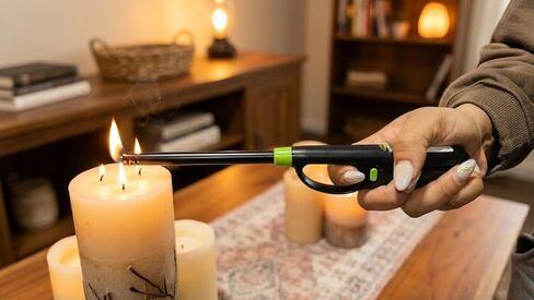 Long Reach BBQ Utility Lighters with Safety Lock, 12 Pack, Multipurpose for Grill, Candles, Stove, Fireplace, Assorted Colors in Saudi Arabia