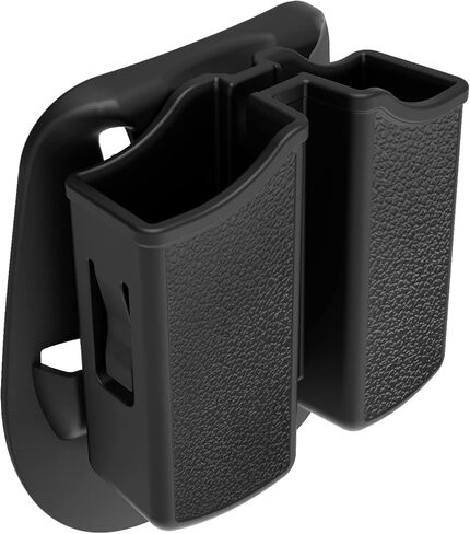 Universal Double Magazine Holder - Lightweight and Durable Double Magazine Pouch for 9mm/.40/.357/.380 Calibers, Adjustable Mag Pouch for Glock, Taurus, Beretta, Sig, H&k, Cz, S&w, Colt (Paddle) in Saudi Arabia