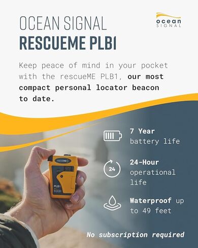 Ocean Signal rescueME PLB1 - Programmed for US Registration in Saudi Arabia