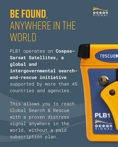 Ocean Signal rescueME PLB1 - Programmed for US Registration in Saudi Arabia