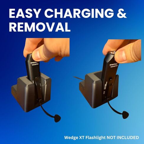 Charging Stand Cradle Dock Compatible with Streamlight Wedge XT EDC Flashlight with Magnetic USB to USB-C Cable in Saudi Arabia