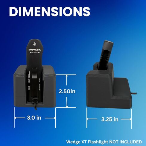Charging Stand Cradle Dock Compatible with Streamlight Wedge XT EDC Flashlight with Magnetic USB to USB-C Cable in Saudi Arabia