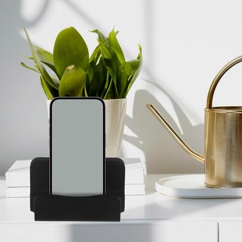 حامل شاحن سطح المكتب USB من HOMSFOU للشحن السريع المتوافق مع Edge Note وقاعدة حامل هاتف أكثر إحكاما لأجهزة Micro USB باللون الأسود in Saudi Arabia