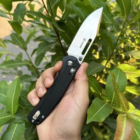 سكين جيب قابل للطي من Ganzo G768-GB EDC شفرة حادة D2 من الفولاذ المقاوم للصدأ مقبض G10 مع مشبك في الهواء الطلق سكين جيب قابل للطي للصيد والصيد والمشي لمسافات طويلة أفضل هدية للرجال (أخضر) in Kuwait