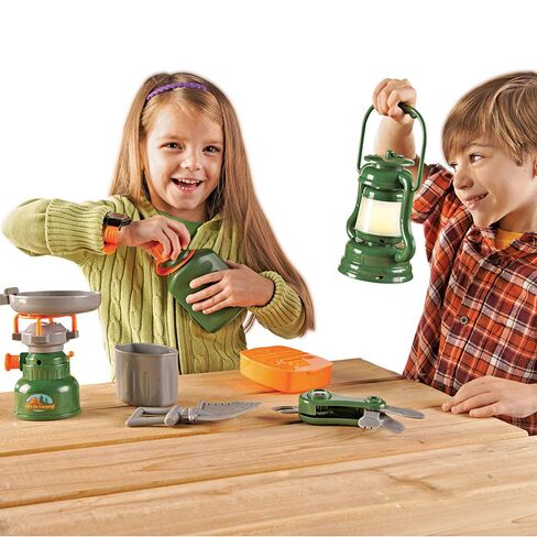 Learning Resources Play Camping Set - Imaginative Play, Outdoor CampfireToys, Gifts for Kids, 9 Piece, Ages 3+ in Saudi Arabia