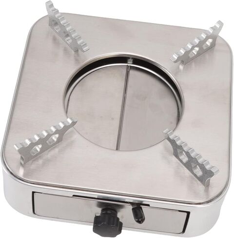 Alcohol Stove, Portable Alcohol Stove Burner Silver Stainless Steel for Camping in Saudi Arabia