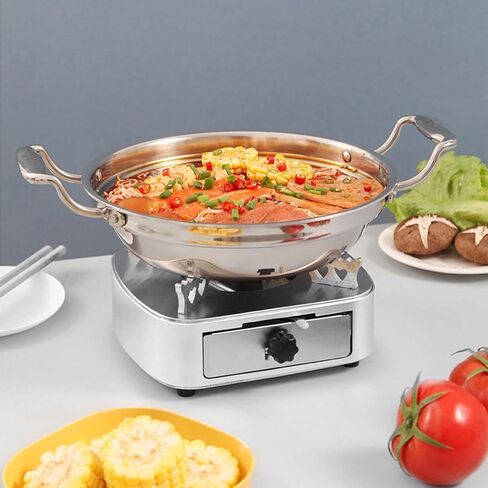 Alcohol Stove, Portable Alcohol Stove Burner Silver Stainless Steel for Camping in Saudi Arabia