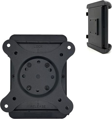 Universal VESA AMPS Mounting Holder for Tablets w/Spring Loaded Clamp that Will fit iPad Galaxy Tab Tablet up to 14" inch Screen & 0.70" Thick (75x75 | 100x100 | AMPS 2/4 Hole Mount Pattern) in Saudi Arabia