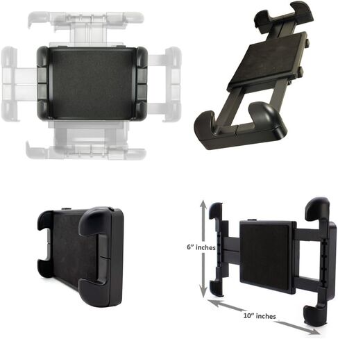 Universal VESA AMPS Mounting Holder for Tablets w/Spring Loaded Clamp that Will fit iPad Galaxy Tab Tablet up to 14" inch Screen & 0.70" Thick (75x75 | 100x100 | AMPS 2/4 Hole Mount Pattern) in Saudi Arabia