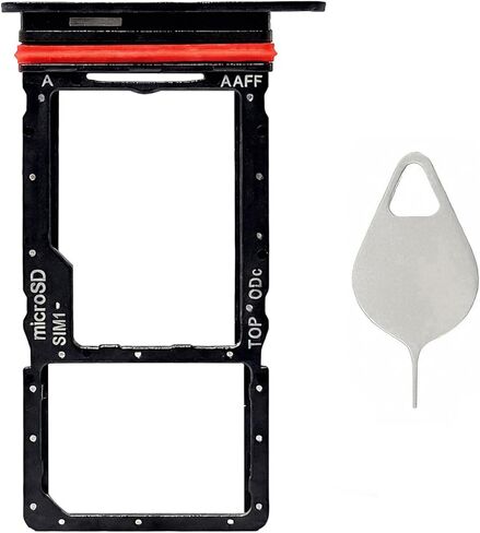 Ubrokeifixit Galaxy A16 5G A166U Micro SD Card Tray، فتحة واحدة لبطاقة Sim واحدة بديلة لهاتف Samsung Galaxy A16 5G A166U1 A166W A166U A166B A166P A166E (A166U-أزرق أسود) in Kuwait
