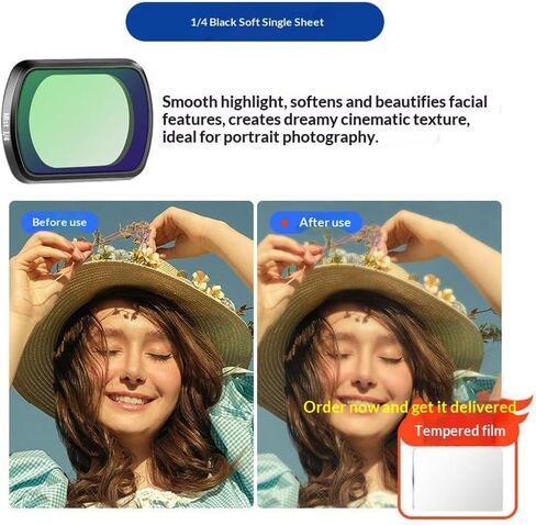 Magnetic ND CPL UV Filter Set Compatible with DJI Osmo Pocket 3 Creator Combo Accessories, Polarized ND ND16/PL ND32/PL ND64/PL ND256/PL (1/4+CPL+ND2-32+LPR) in Saudi Arabia