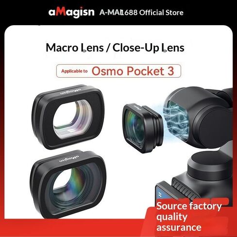Magnetic ND CPL UV Filter Set Compatible with DJI Osmo Pocket 3 Creator Combo Accessories, Polarized ND ND16/PL ND32/PL ND64/PL ND256/PL (Macro Lens) in Saudi Arabia