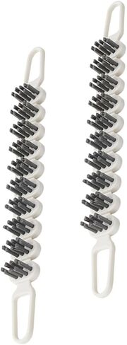 Healeved 2pcs Bendable Double-end Cleaning Brush Small Gap Metal Bristle Tool for Home Edges and Hard-to-Reach Spaces Cleaning in Saudi Arabia