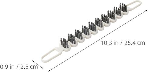 Healeved 2pcs Bendable Double-end Cleaning Brush Small Gap Metal Bristle Tool for Home Edges and Hard-to-Reach Spaces Cleaning in Saudi Arabia