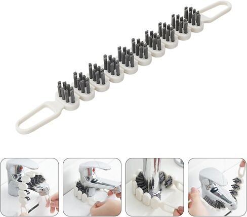 Healeved 2pcs Bendable Double-end Cleaning Brush Small Gap Metal Bristle Tool for Home Edges and Hard-to-Reach Spaces Cleaning in Saudi Arabia