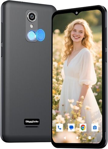 هاتف خلوي 4G غير مقفل، هاتف ذكي 4G غير مقفل 2025، شاشة 6.56 بوصة HD+، ذاكرة وصول عشوائي 3 جيجابايت، ذاكرة وصول عشوائي 32 جيجابايت، بطارية 4000 مللي أمبير، تصنيف IP52، دعم eSIM، متوافق مع AT&T، T-Mobile، Verizon in Kuwait